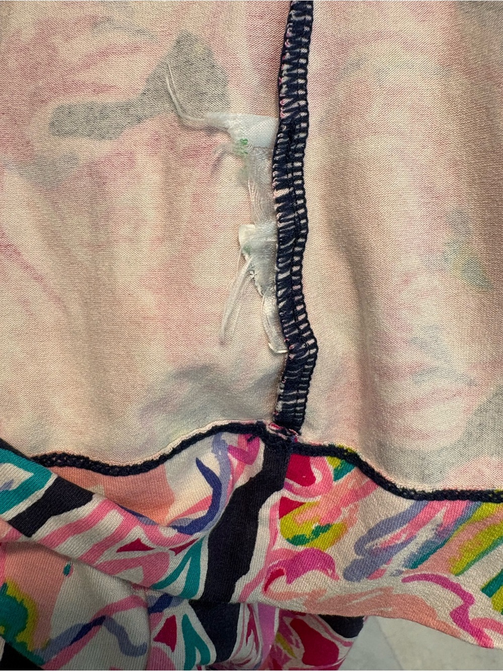 Lilly Pulitzer Pink Tropical Floral Shift Dress Medium Resort Coastal Preppy - Picture 9 of 9